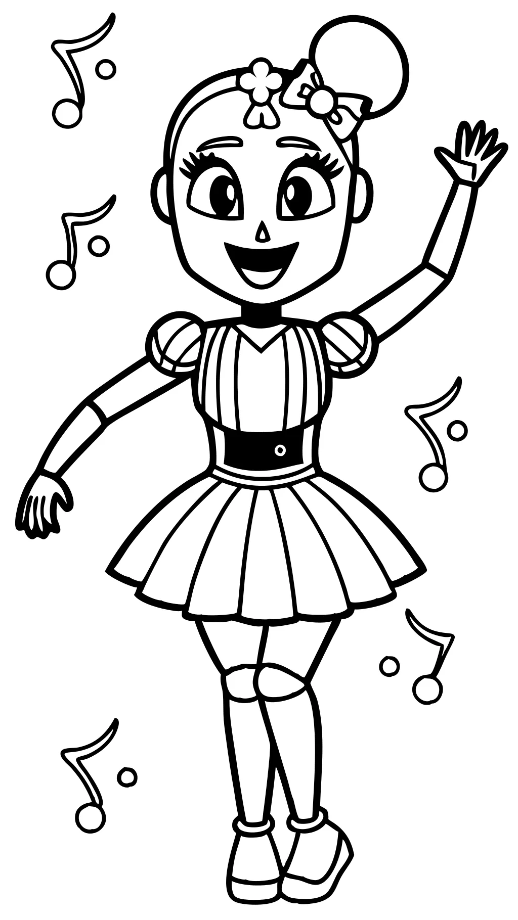 ballora coloring pages